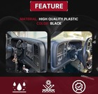Din Dash Bezel Cover Kit Compatible With 1999-2002 Gm Full Size Trucks Suvs Chev