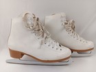 Riedell 112w Figure Ice Skates Womens 9 White