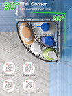 2-pack Corner Shower Caddy Deep Basket Design  Sus304 Stainless Steel  Wall Moun