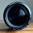 Minolta Md Zoom 70-210mm 1 4 Telephoto Camera Lens W  Sun Shade Hood
