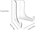 2pcs Acrylic Plate Display Stand  Clear Thiened Easel Stand  Display