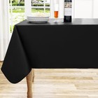 Rectangle Vinyl Tablecloth  Waterproof Spillproof Plastic Flannel Backed Tabl   