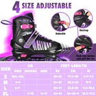 Adjustable Inline Skates For Girls And Boys With Full Light Up Wheels  Fun Il   