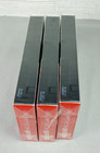 Lot Of 3 Maxell Blank Vhs Videocassette 6hr T-120 Premium High Grade Hgx-gold