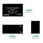Upg Ub1290alt3283-12v 9ah Sla Battery Replaces Apc Xs 1500 Power Saving Back-ups