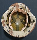 Genuine Us Military Desert Storm Pasgt Helmet W  Dbdu Cover - Size Medium