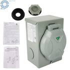 120 250v 50 Amp Generator Power Inlet Box Ss2-50p 3 Prong Power Inlet Box