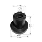 Fortpro Radiator Mount Compatible With International-navistar Trucks Replaces 46