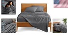 Hotel-quality 4-piece Queen Bed Sheets - Ultra-soft Microfiber  Deep Pockets