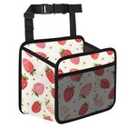 Car Backseat Organizer  Pu Leather Back Of Seat Cars Hanging White Strawberries
