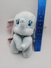 Ty Beanie Baby Sparkle Dumbo Plush 6    Disney Elephant Blue Pink Ears 2000s