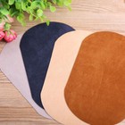 Suede Leather Iron On Oval Elbow Knee Patches Diy Repair Sewing Applique