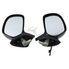 Black Rearview Mirrors  smoke Signal Lens Fit For Honda Goldwing Gl1800 01-17 Us