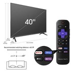 Hisense 40  Class Fhd  1080p  Roku Smart Led Tv  40h4030f1 