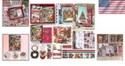 Vibrant 157-piece Holiday Scrapbook Kit  Create Personalized Christmas Cards