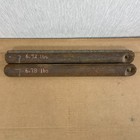 2 Cast Iron 7 Lb Window Sash Weights Fishing Boat Anchors Sinkers 16  Vintage