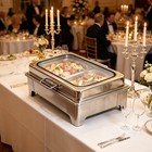 Food Warmer Buffet Server Electric Cater Commercial Electric Chafing Dish Warmer