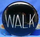 Vintage Black white   walk  Traffic Signal Light Command Lens 8-3 8 