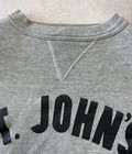 Vintage 1950s Single-v Cotton Sweatshirt St John   s University Track New York