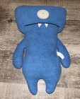 2003 Uglydoll Blue Wedgehead 13    Plush Stuffed Animal Monster Toy Vintage