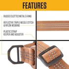 Carhartt Nylon Dog Collar     Durable Duck Weave  Reflective  Multi   color  M l
