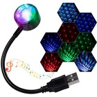 Led Star Light Atmosphere Starry Sky Night Projector Lamp Usb Car Interior Roof