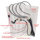 Universal 12v Car Seat Heater Kit Heating Pads 3-level Square Switch Fit 2 Seats