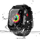 Waterproof Case With Bands Strap For Apple Watch Series 9 8 7 6 5 4 3 38 44 45mm