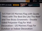 U s  Marines Flag Mess With The Best Die Like The Rest New 3x5 Ft         bx8 