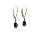 18thc Antique 1  ct Sapphire 14ktgf Earrings Medieval Russia Terrible Ivan Amulet