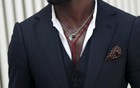 Men s Satin Silk Dots Pocket Square Hankie Hankerchief Wedding Party Formal Suit
