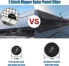 100pcs Solar Panel Bird Guard 37 9mm 1 49in  100pcs  Black And Silver 