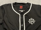 Wwe Authentic The Architect Seth Rollins Black Baseball Jersey Size Large Shield