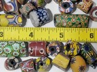 Antique Venetian Millefiori African Trade Beads Lot Of 65 Pcs Various Sizes