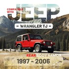 Rear Body Armor Corner Guards Cover For 1997-2006 Jeep Wrangler Tj Lh rh