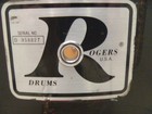  big R  Rogers 16  X16   Floor Tom  1975-1977  Painted Black  Natural Interior