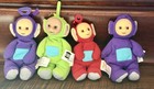 Burger King Teletubbies Plush Lot 4 Tinky Winky Dipsy Po Kids Club 5    1998