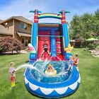 21ft l  Commercial Pvc Inflatable Water Slide Big Splash Water Pool For Backyard