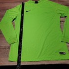 Nike 588509 Womens Size Medium Long Sleeve Park Goalkeeper Jersey Shirt Green