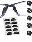 5 Pairs Silicone Anti-slip Nose Pads Adhesive For Glasses   Sunglasses - New