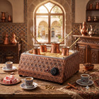 Traditional Handcrafted Copper Sand Coffee Maker Machine 1000w 110 Or 220v