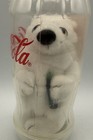 Coca-cola White Polar Bear Plush In Plastic Bottle Soda Theme Collectible New