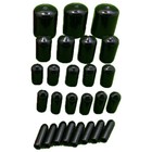 End Cap Rod Bar Screws Bolts Tubes Cable Vinyl Rubber Plastic Thread Cover Caps