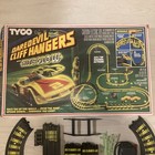 Vintage Tyco Daredevil Cliff Hangers Nite Glow Corvette Slot Car Racing Set 