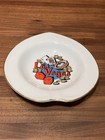 Mcm Vtg Las Vegas Souvenir Ashtray Porcelain Gold Gilded Rim Red Dice Japan 50   s