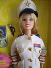 Britney Spears Doll   Sailor Suit captain s Costume    no Box   yellow Backing    