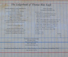 Vintage Ledgerbook Of Thomas Blue Eagle 2012 Edition