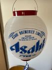 New Japanese Folding Plastic Lantern Asahi Beer White Version Bar Sign Izakaya
