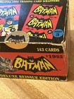2 Sealed Topps Batman Deluxe Reissue Edition Trading Card Box 1989 Batman Robin