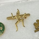Girl Scouts Vintage Pin Lot 50th Anniversary Our Chalet Cedar Hill Memorabilia